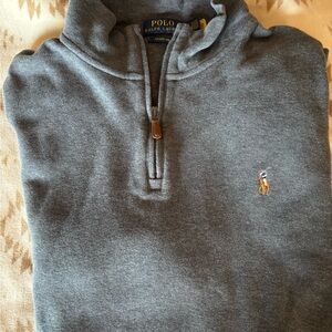 Polo by Ralph Lauren Charcoal Zip Up Sweater